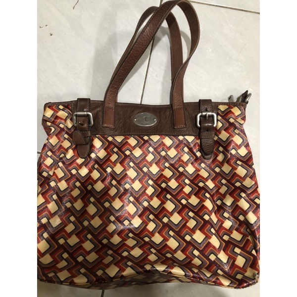 tote bag keyper fosil preloved