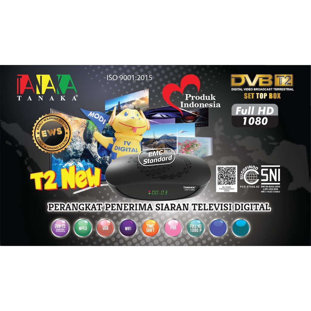 STB Digital DVB T2 Tanaka type T2 New