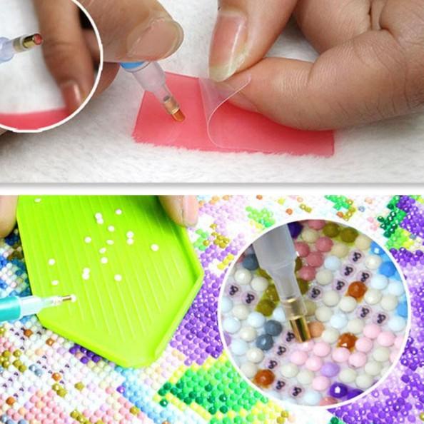 

DIY 5D Diamond Painting Paint By Number Drill Kit Lukisan 30*40cm - Disney 709