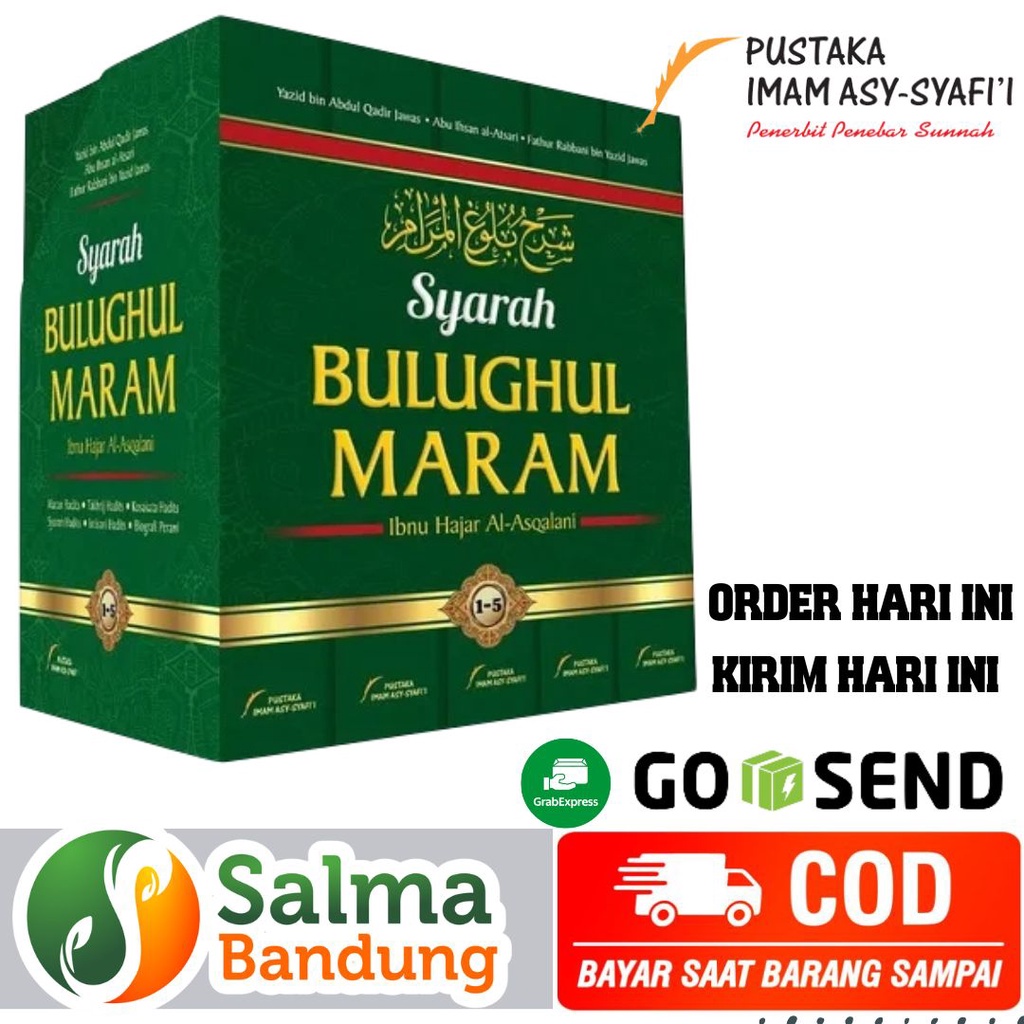 Buku Syarah Bulughul Maram 1 Set 5 Jilid Original - Ibnu Hajar Al-Asqalani - Pustaka Imam Asy-Syafi'