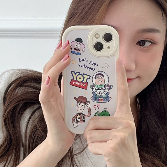 Frosty Cute Soft Case Realme C1 C2 5S 5i 6 7i 8i 8 Pro 9i C11 C20 C12 C15 C17 C21Y C25Y C35 RENO 4F 5 6 7Z Toy Story Cartoon Disney  Phone Case for Girl women gifts Baolongwish