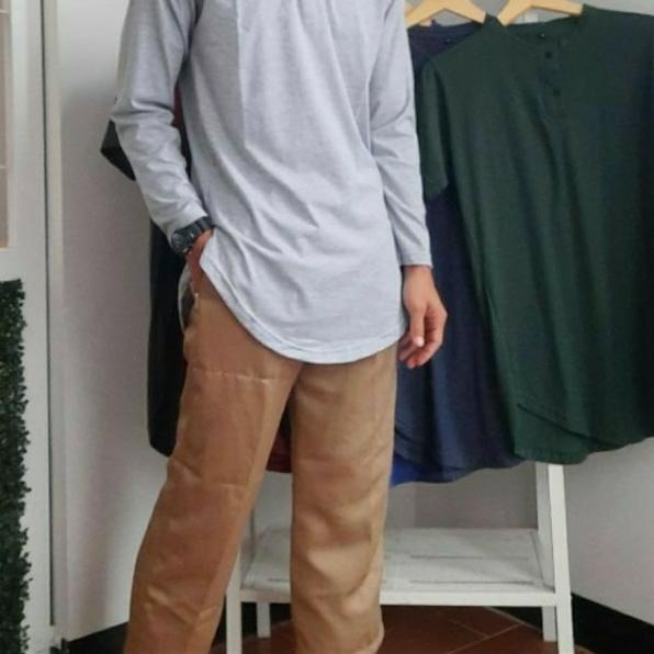 kaos kurta lengan panjang