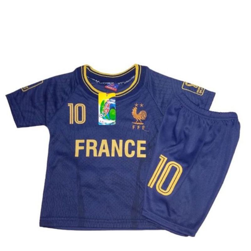Jersey kids Prancis biru piala dunia anak world cup 2022
