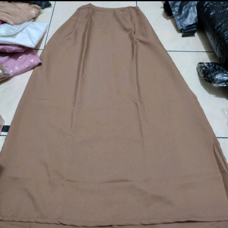 Rok Wanita Model A Line Ukuran Besar Bahan Shakila Grade