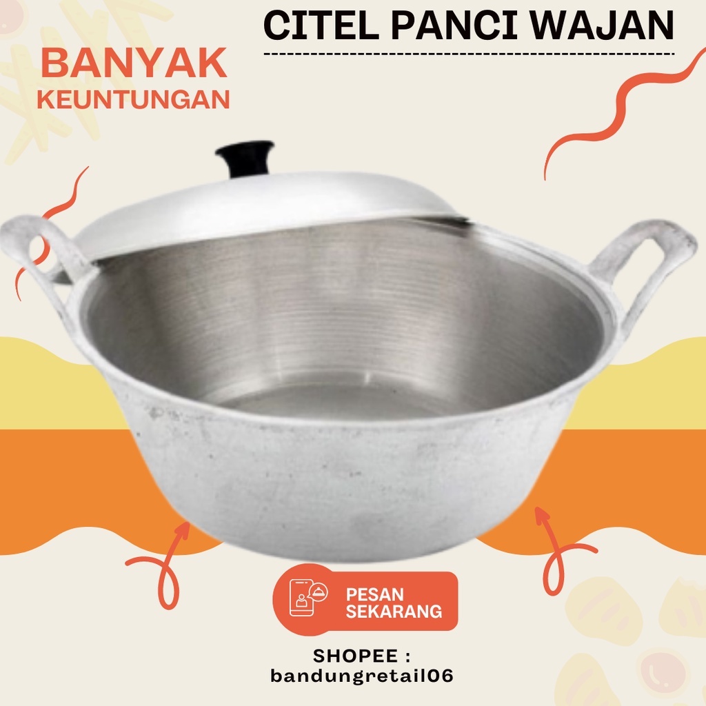 READY STOK Citel Wajan Panci Wajan Alumunium Citel Jumbo Panci Citel BISA GOSEND