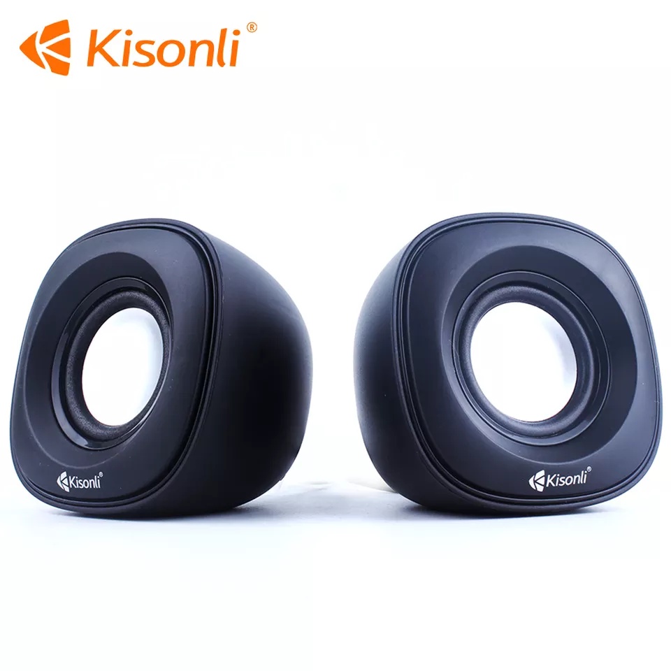 KISONLI - Speaker 2.0 Laptop / Komputer V350-HITAM