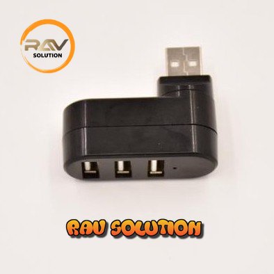 USB HUB 3 PORT ROTASI 180 DERAJAT HI SPEED