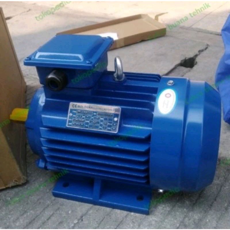 Dinamo Electro Motor 3HP Mesin Penggerak Bologna BLA-90L-2 380V - 2800 RPM / 2P