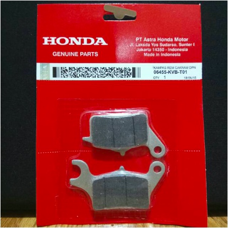 Kampas Rem Depan discpad dispad rem depan Honda Beat , Vario kode KVB