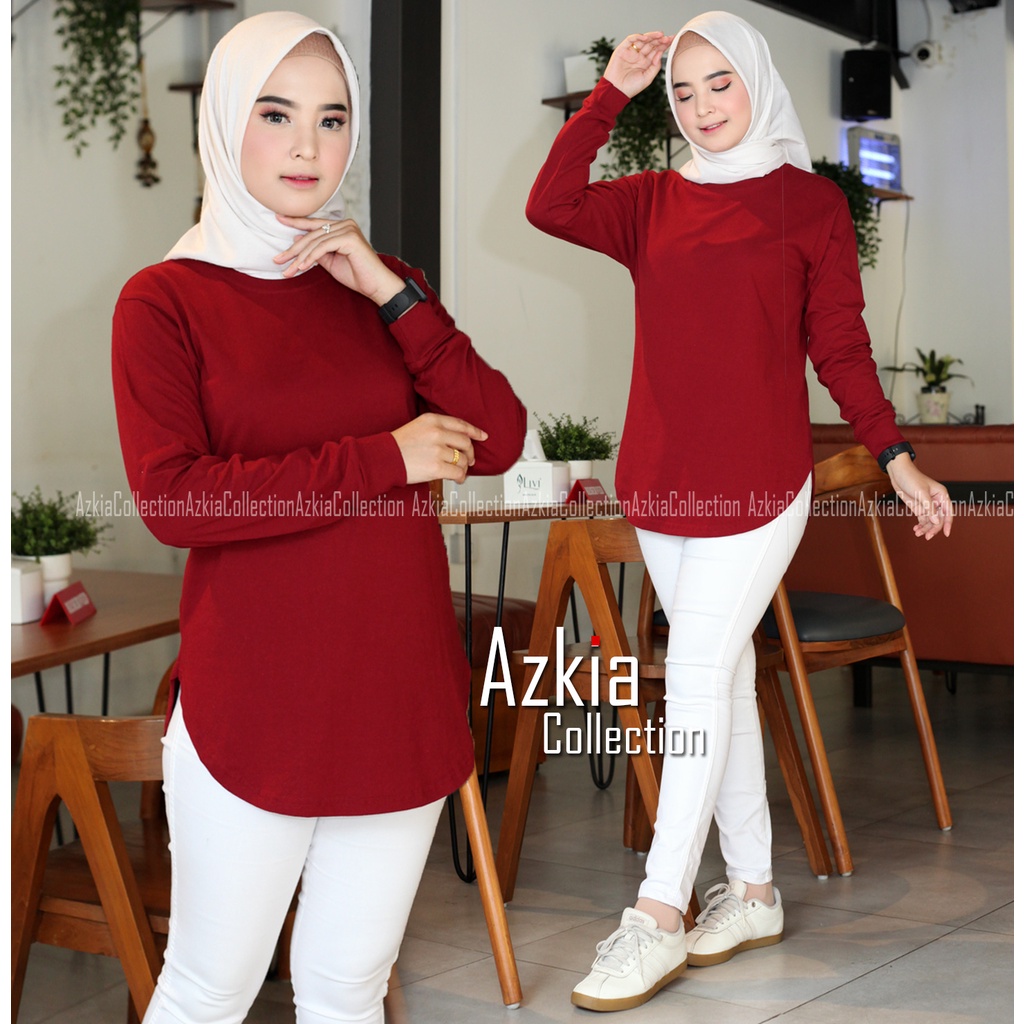 KAOS WANITA LENGAN PANJANG