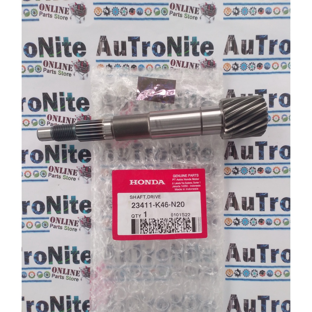 As Pulley Belakang Gear Shaft Drive 18T 23411-K46-N20 Ori Honda BeAT Pop Street Genio Scoopy Vario 1