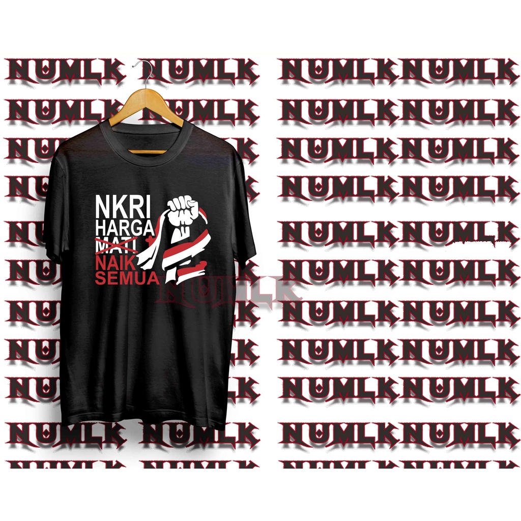 BAJU/KAOS POLOS TANGAN PENDEK/ nkri HARGA MATI/NAIK SEMUA