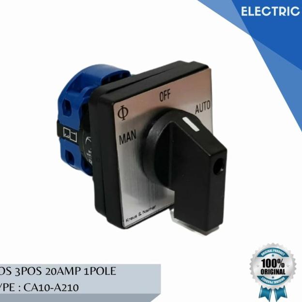SELECTOR SWITCH KRAUS&NAIMER (Type: CA10-A210) - MAN-OFF-AUTO