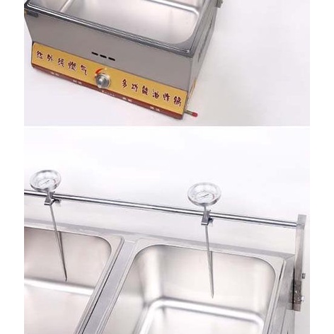 Bimetal Frying Thermometer 40 cm Ukur Suhu Minyak Air Analog 40cm