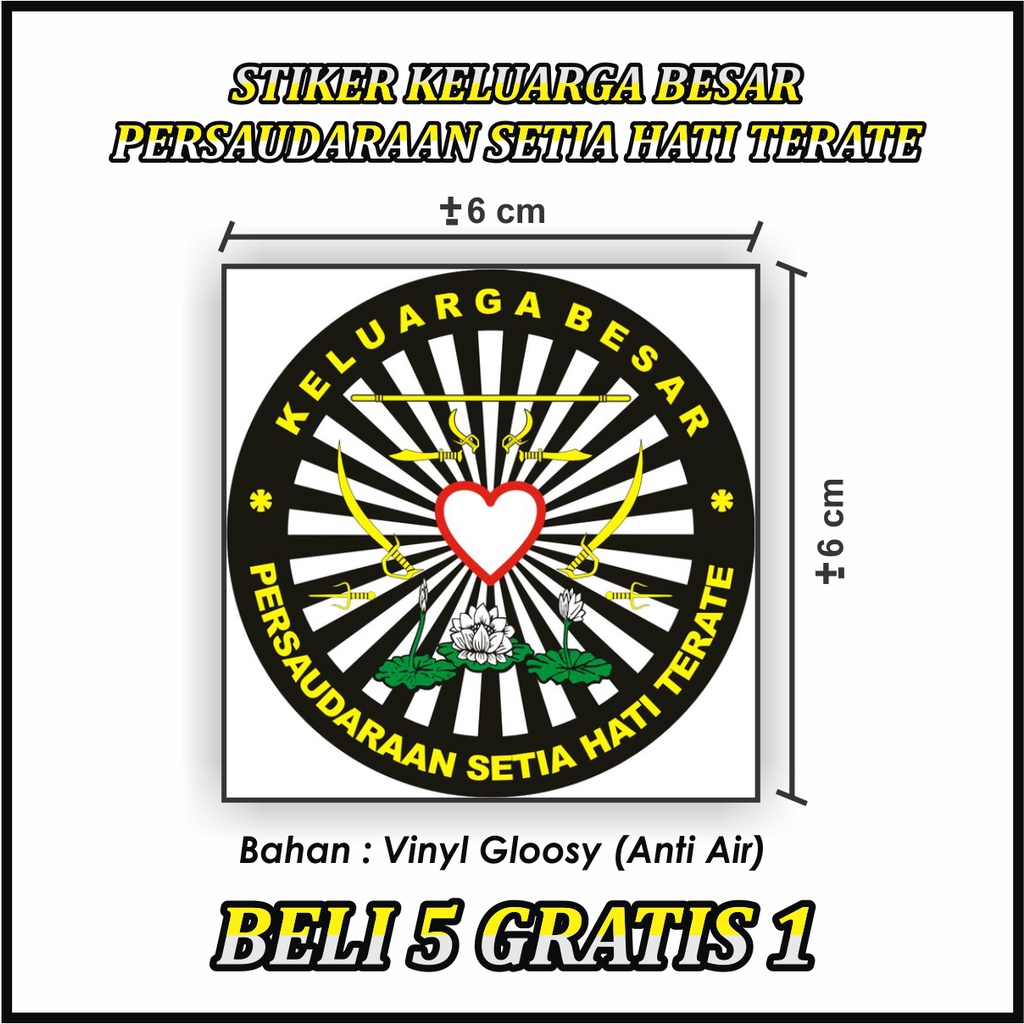

STIKER KELUARGA BESAR PSHT ANTI AIR