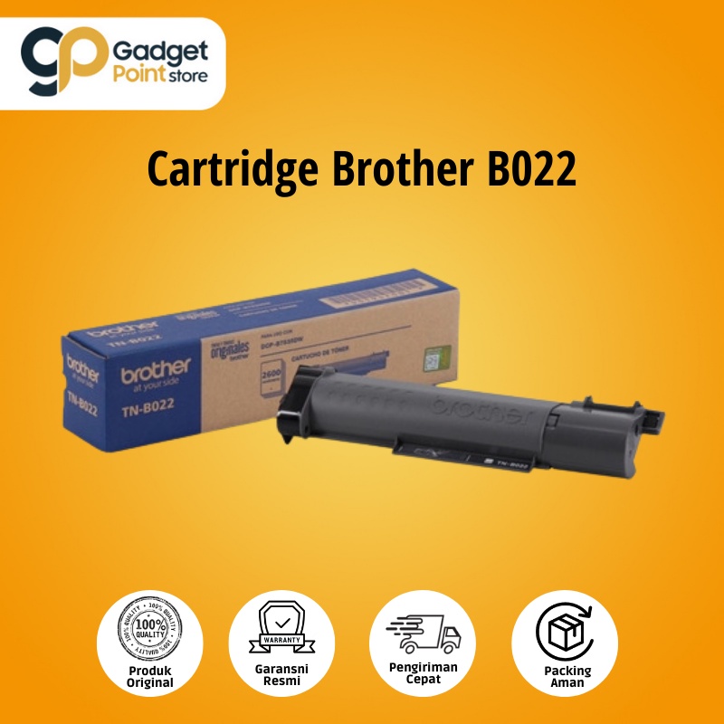 Brother Toner TN-B022 Black Original For DCP-B7535DW, MFC-B7715DW