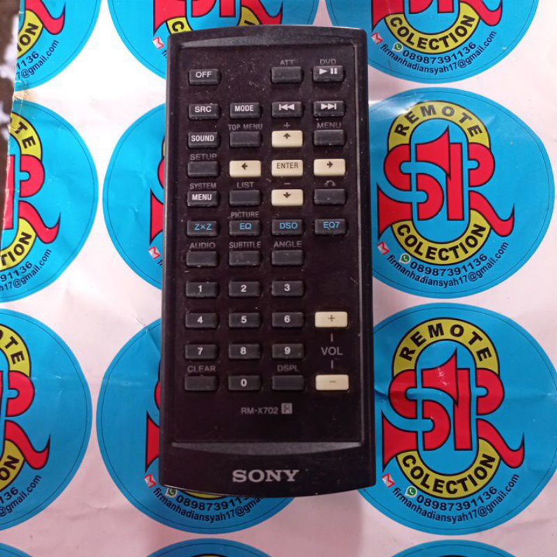 Remote portable audio car mobil sony RM-X702