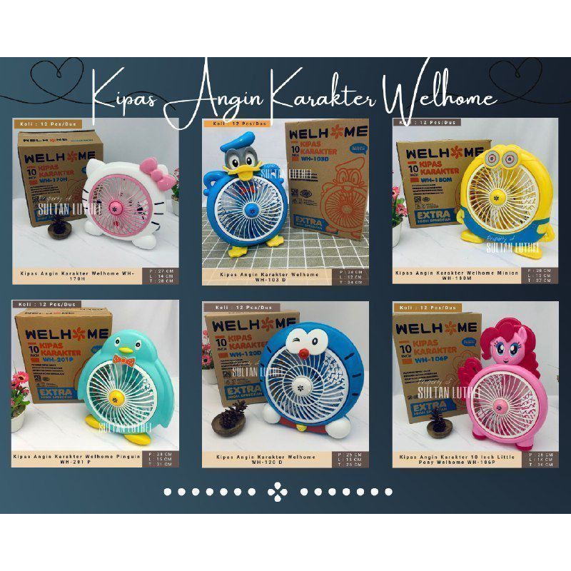 Kipas Angin Karakter Welhome