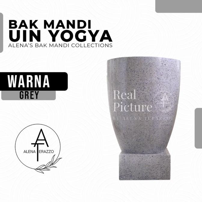 BAK MANDI TERASO MARMER BAK MANDI MINIMALIS MODERN ALENA TERAZZO