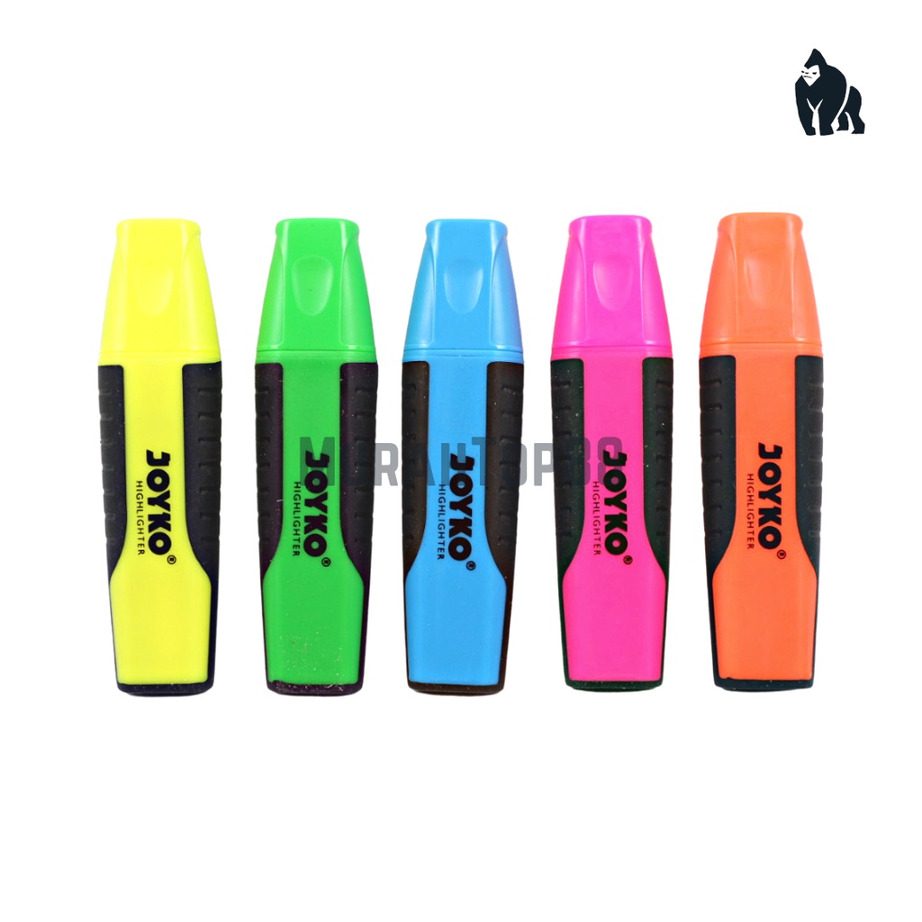 

Highlighter Joyko HL-1/5 Basic Color / Penanda Berwarna / Spidol Warna Neon [PER PCS]