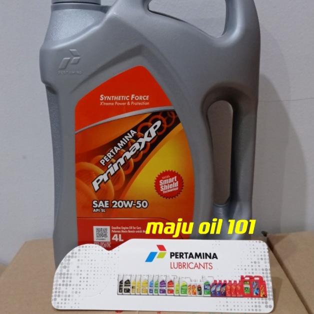 oli pertamina prima xp 20w 50 4 Liter