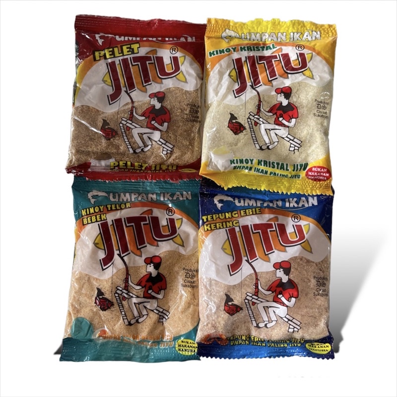 Pelet Jitu SATUAN - Jitu Merah, Telor Bebek, Ebi, Kristal