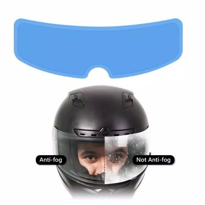 STIKER ANTI FOG KACA HELM MOTOR ANTI EMBUN ANTI AIR HUJAN H VISOR KACA FILM HELM
