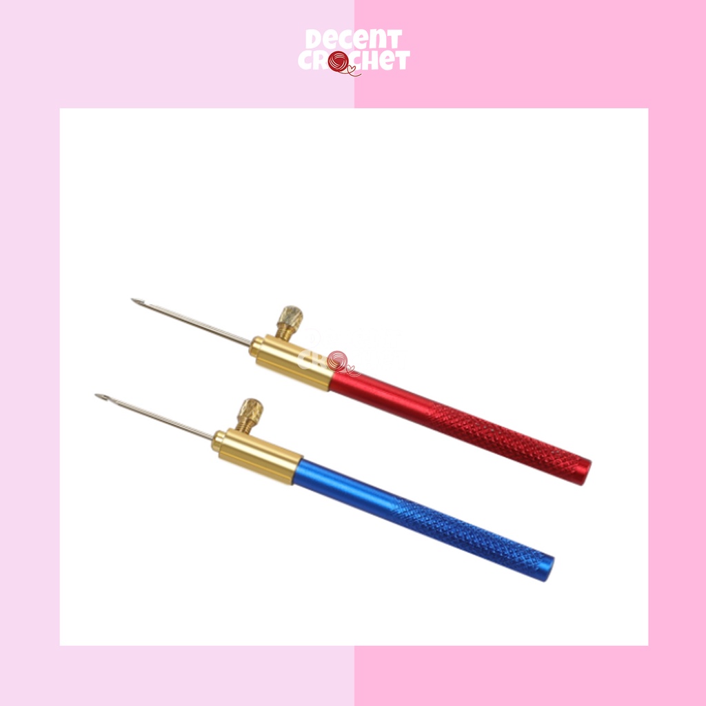 Punch Needle Premium untuk Benang Sulam Thread DIY Hand Embroidery Pen Weaving Tool Craft