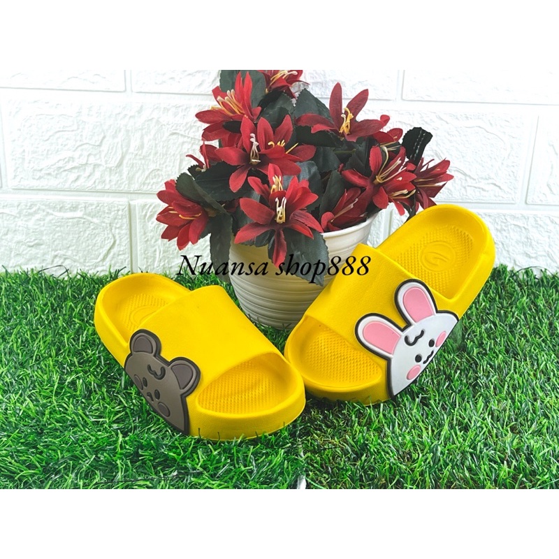 DULUX-386D Sandal Selop Anak Perempuan Motif Kelinci Beruang 24-29