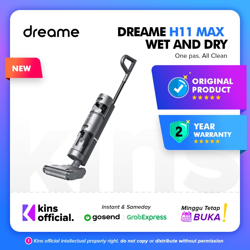 Dreame H11 Max Wet and Dry Vacuum 10000Pa Self-Cleaning Smart Vacuum