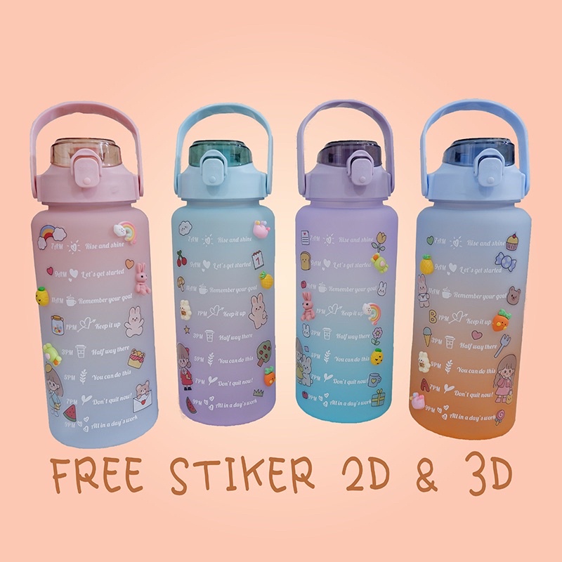 Botol Minum Viral Gradasi 2 liter