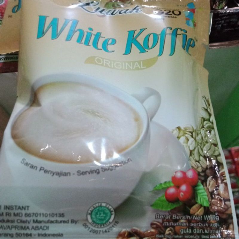 

Luwak white coffe,1 renceng isi 10pcs