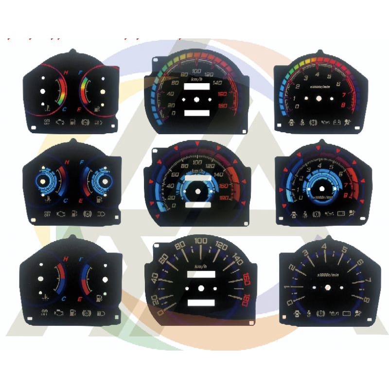 papan spedometer toyota soluna GLI ,variasi custom