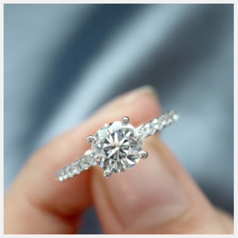 Pandora Cincin 925 Silver Hias Kristal Kubik Zirkonia Untuk Wanita