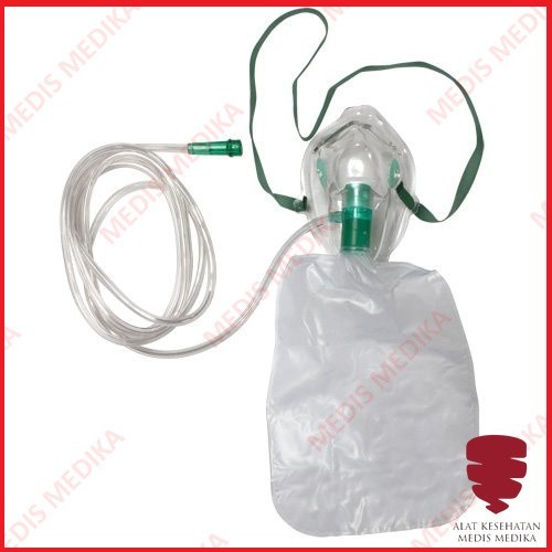 Masker Oksigen Non Rebreathing GEA Baby Oxygen Mask Kantong Bayi