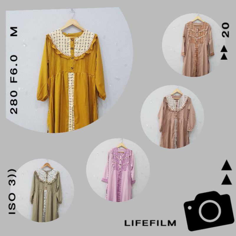 JB KARA 1962/1860 | Gamis kekinian |Jubah muslimah | jubah wanita