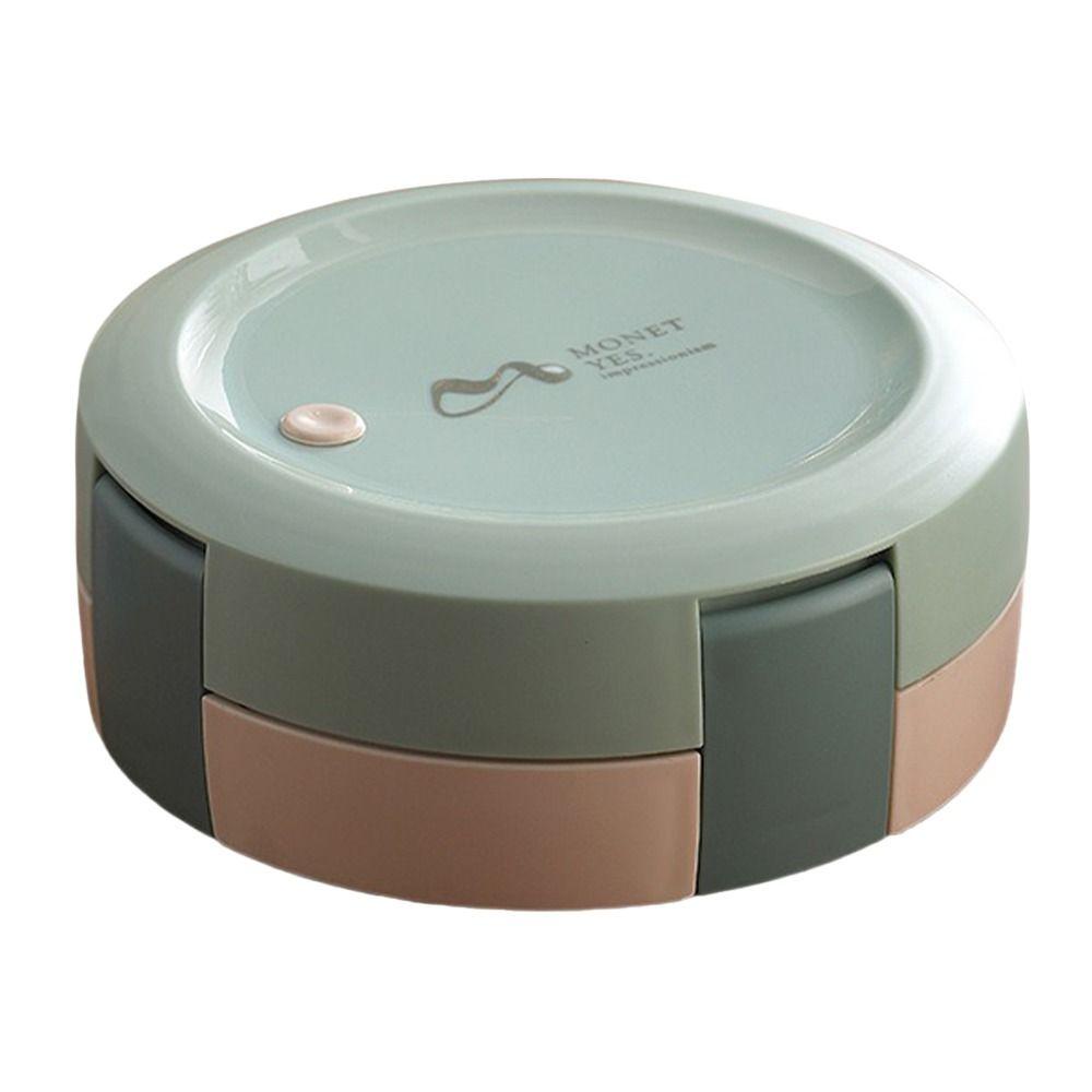 Top Lunch Box Wadah Makanan Anti Bocor Stainless Steel Microwavable