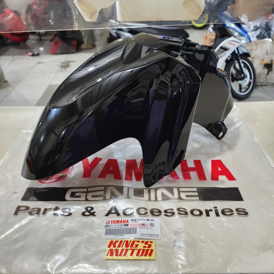 SPAKBOR SLEBOR DEPAN MIO GEAR 125 HITAM ASLI YAMAHA B3W F1511 P6