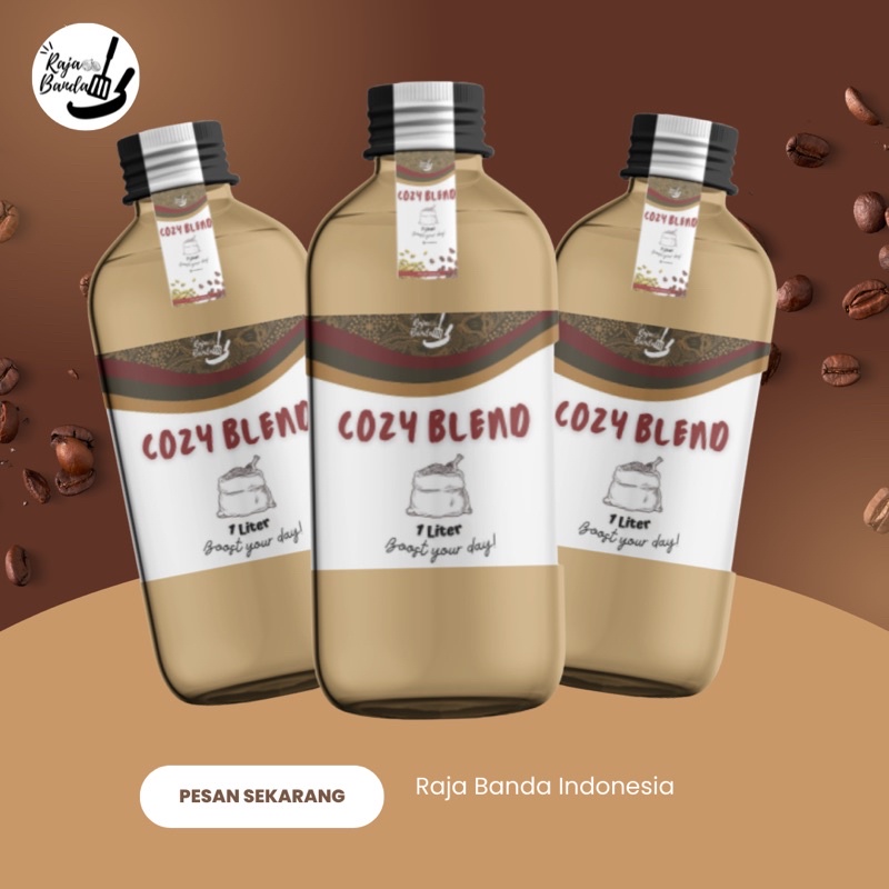 

Kopi Susu Raja Banda Gula Aren Botol 1 Liter