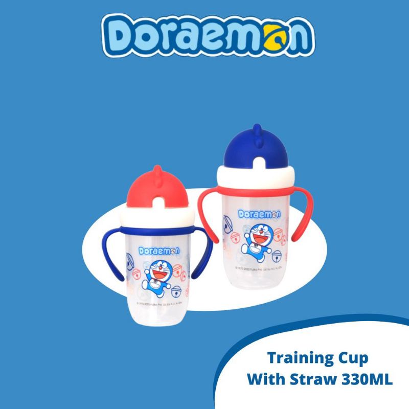 Lusty Bunny Gelas Minum Bayi Training Cup With Straw 330ml / Doraemon