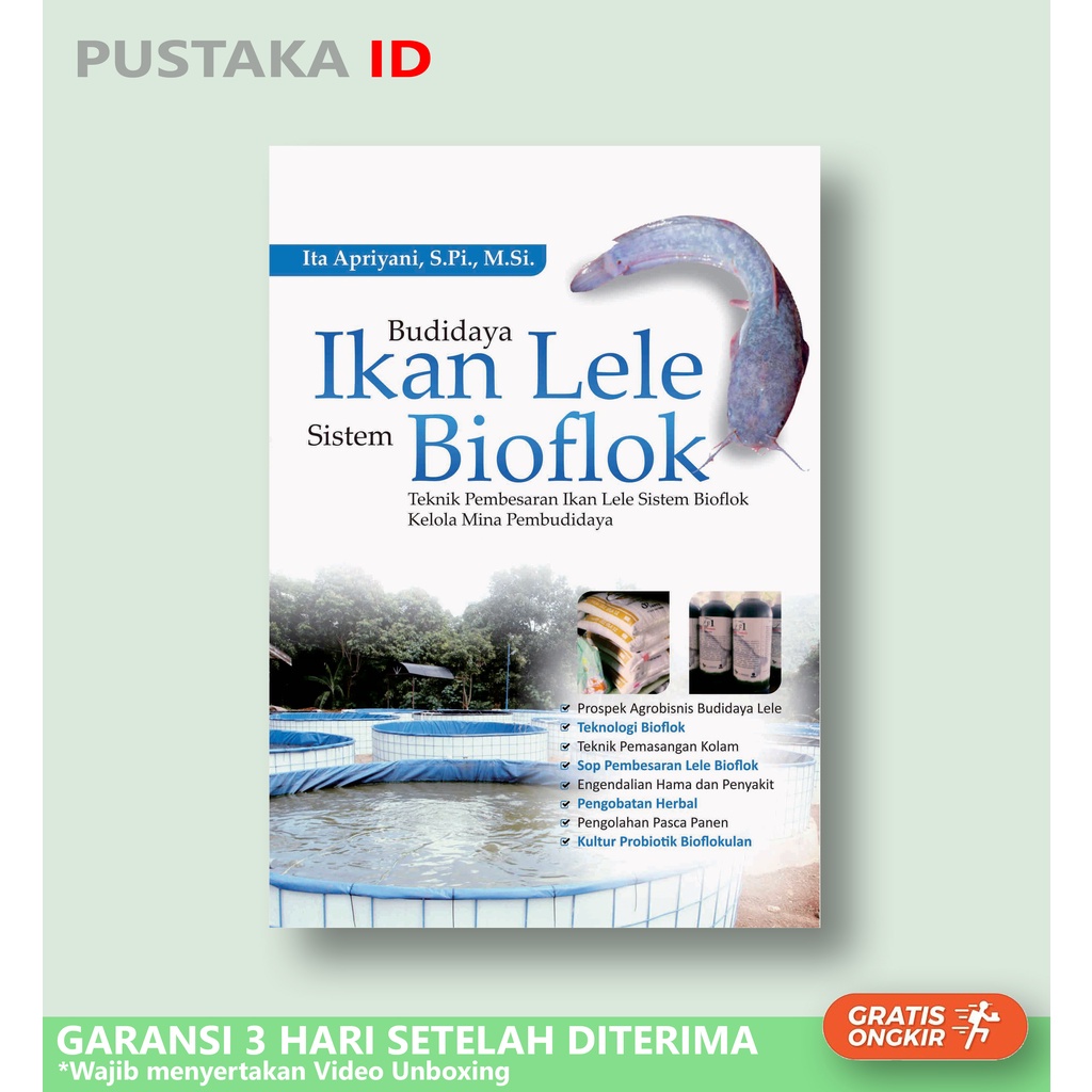 Buku Budidaya Ikan Lele Sistem Bioflok: Teknik Pembesaran Ikan Lele Sistem BioflokKelola Mina Pembud