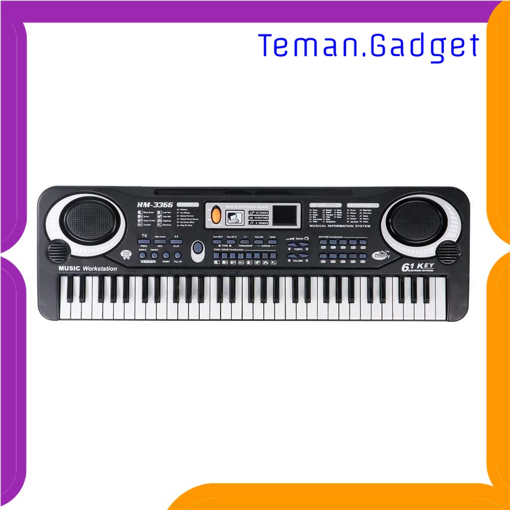 TG-MAN Toddi Digital Electronic Keyboard 61 Keys - MQ-6106