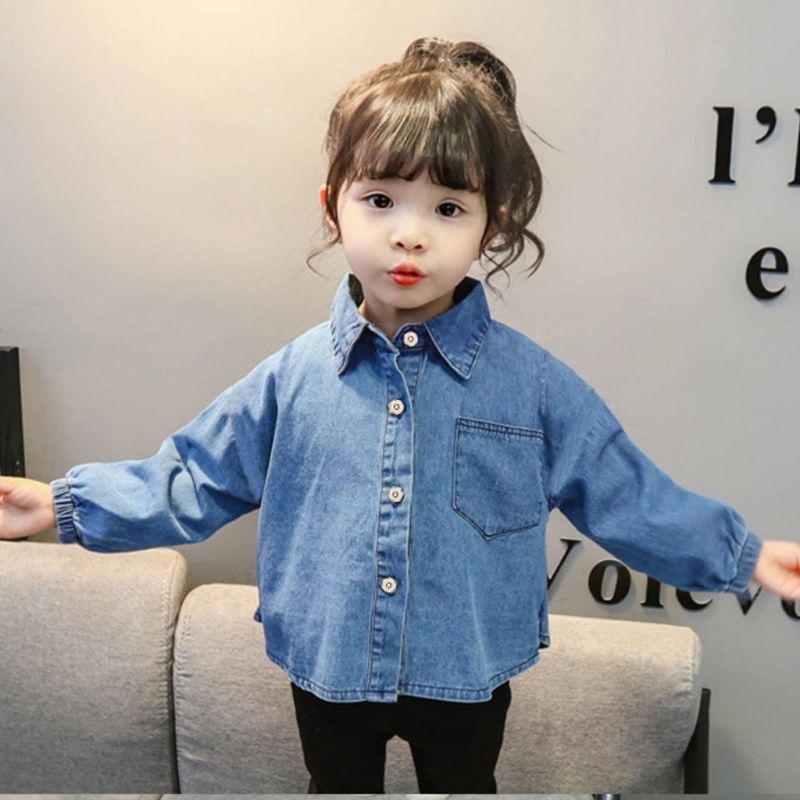 KEMEJA DELBI JEANS ANAK USIA 1-6 THN