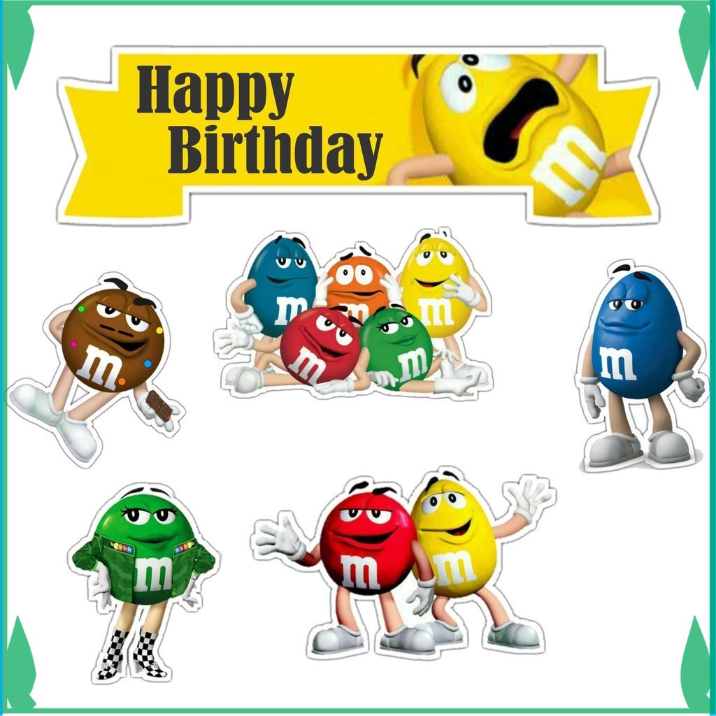 

TOPER KUE TOPPER CAKE ULANG TAHUN / HIASAN KUE MR M FADHILSOUVENIR