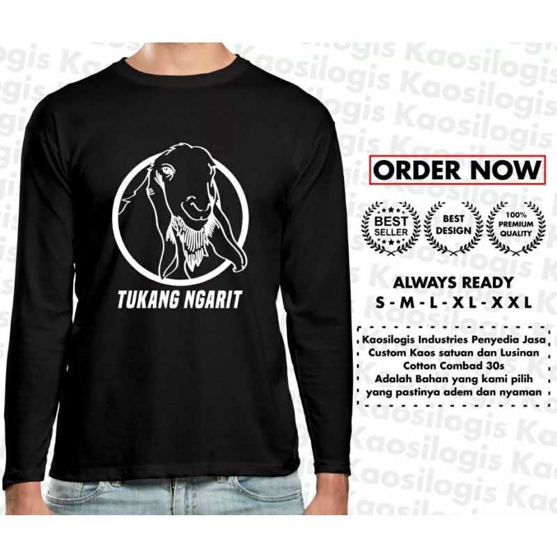 KAOS LENGAN PANJANG TUKANG NGARIT KAMBING