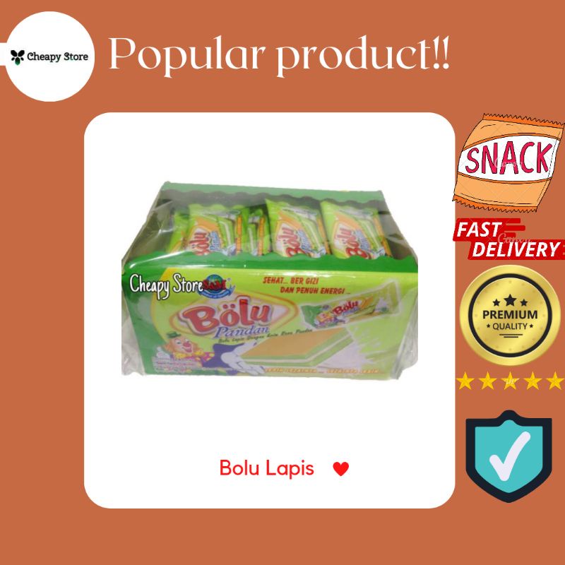 

Bolu lapis layer cake isi 24pcs (Merk Random)