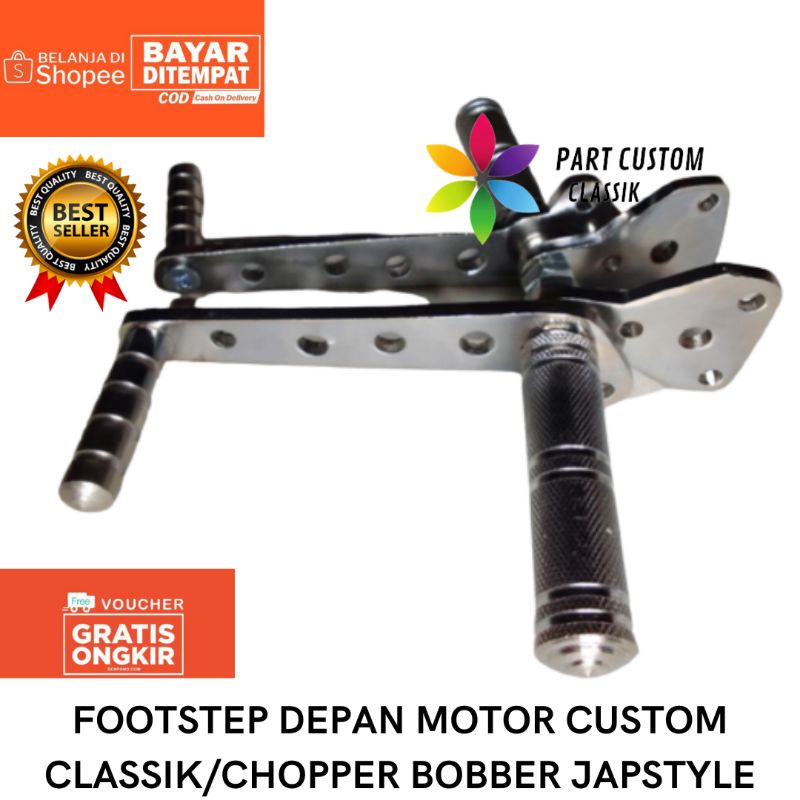 Footstep Postep motor Custom chopper,bobber bustep busteb foostep coper,foostep choper motif geret"