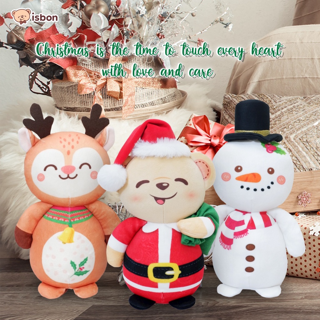 Boneka Natal Series Christmas Karakter STD Boney Deer Snowman Untuk Hadiah Natal Musim Salju Dingin by ISTANA BONEKA