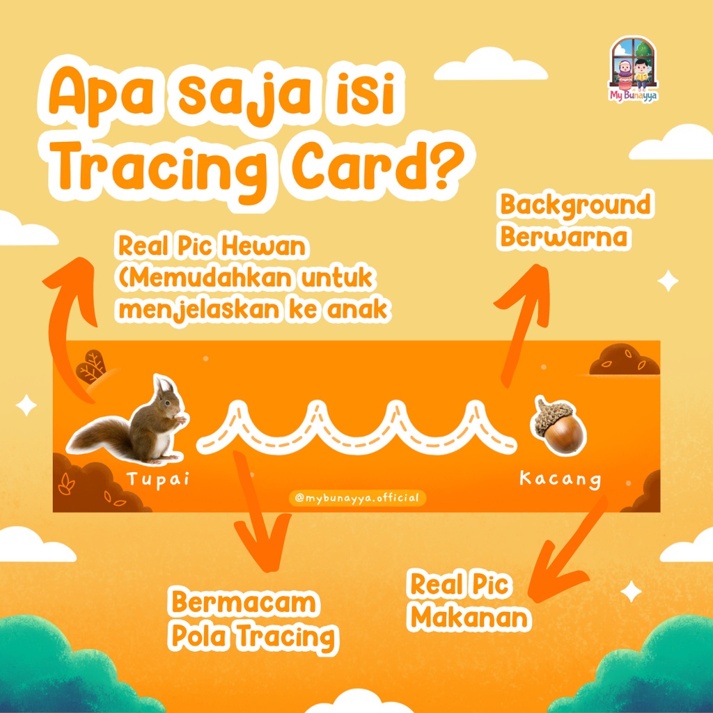 Tracing Cards - Mengenal Hewan - Mengenal Warna - Free Spidol