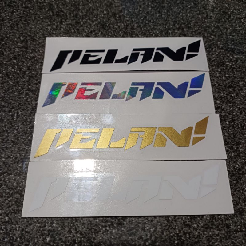 Sticker Motor Pelan! Sticker Pelan! Stiker Pelan!